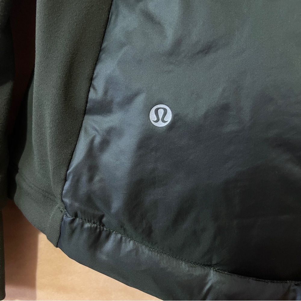 Lululemon | Down For A Run Jacket II Gator Green Zip Up Puffer Goose Down Size 6 - Picture 13 of 15